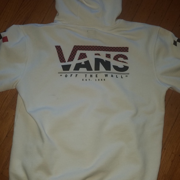Vans Men's Hoodie | White | XL - Picture 4 of 4